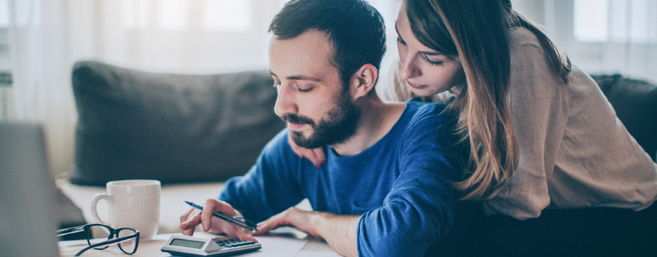 man og dame regner p kalkulator