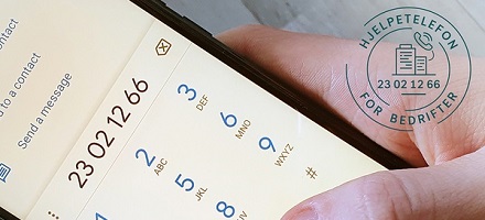 Ring oss på hjelpetelefonen 23021266