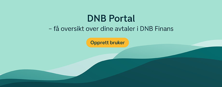 DNB Portal. F oversikt over dine avtaler i DNB Finans.