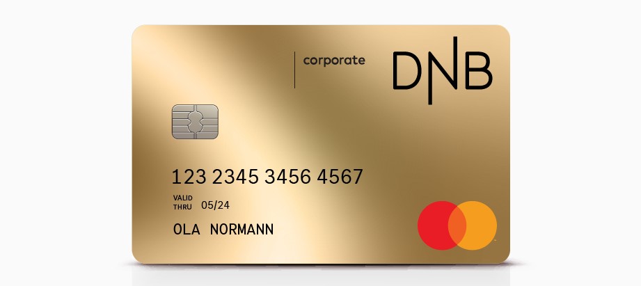 Photo of corporate mastercard