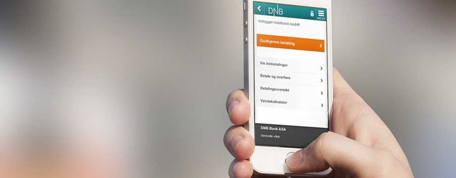 illustrasjonsfoto: mobilbank for bedrift