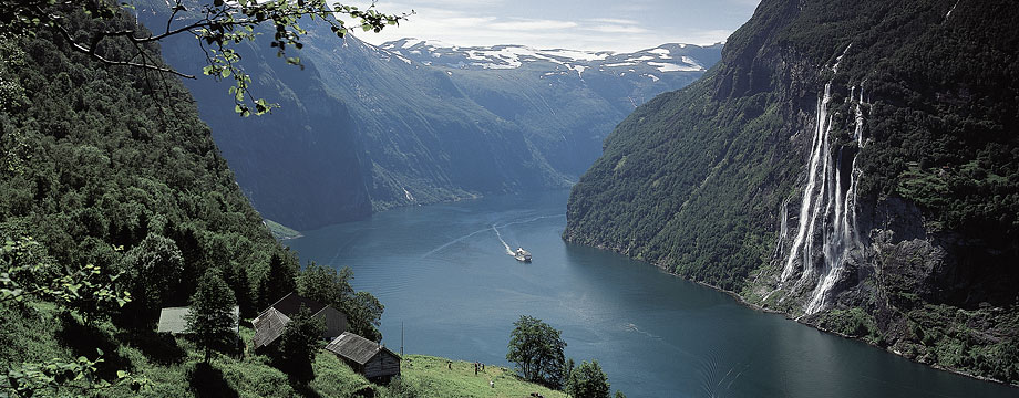illustration: Geiranger fjord in Norway