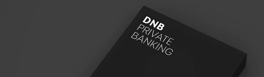 Illustrasjon av en boks med tekst Private banking. Lenker til kundeprogram private banking