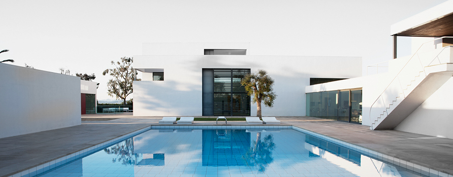 Feriehus med basseng